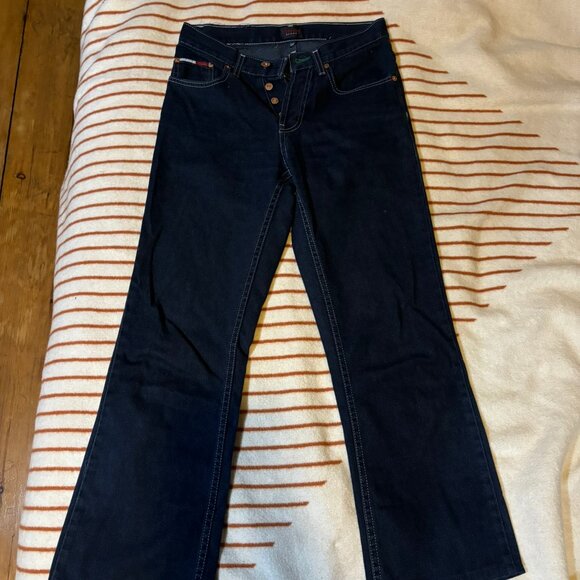 Tommy Hilfiger Dark Wash Bootleg Jeans - Picture 4 of 4